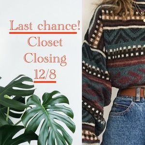 Vintage Abercrombie Oversized Cozy Sweater